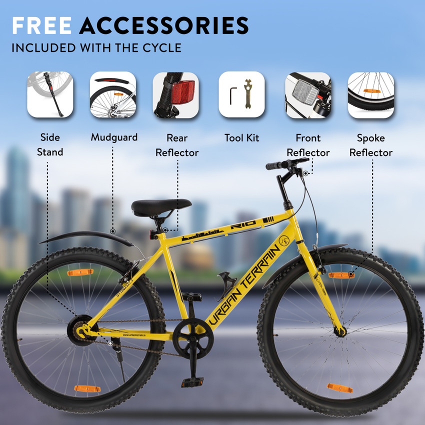 Urban Terrain Rio Cycles for Men with Complete Accessories Bicycles UT7002S27.5 27.5 T Hybrid Cycle City Bike Price in India Buy Urban Terrain Rio Cycles for Men with Complete Accessories Bicycles UT7...