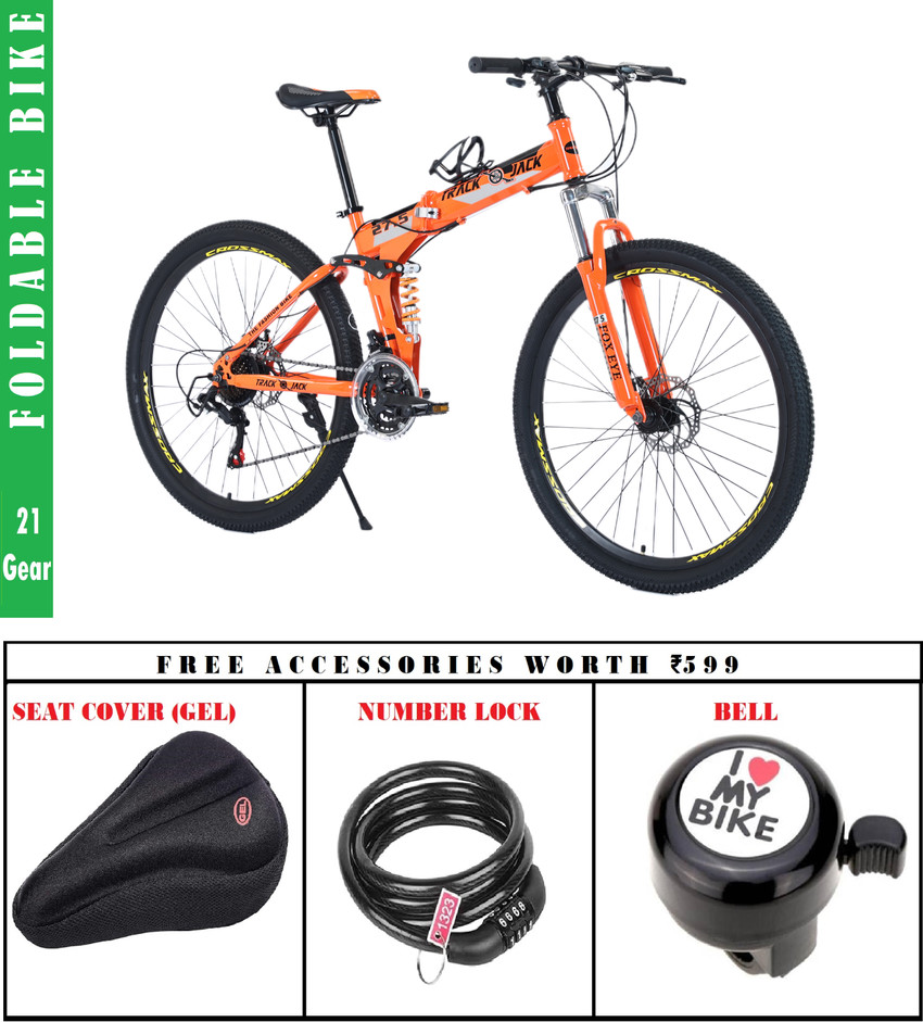 Track Jack Mountain Cycle with Complete Accessories 27.5 T MTB Cycle Bike with Disc Brakes 27.5 T Folding Bikes Folding Cycle Price in India Buy Track Jack Mountain Cycle with Complete Accessories 27....