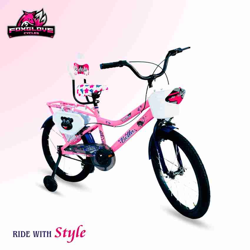 FOXGLOVE BELLA 20 INCH BARBIE PINK TYRE TUBE FOR AGE 5 TO 10 YRS 90 FITTED 20 T Road Cycle Price in India Buy FOXGLOVE BELLA 20 INCH BARBIE PINK TYRE TUBE FOR AGE 5 TO 10 YRS 90 FITTED 20 T Road Cycle...