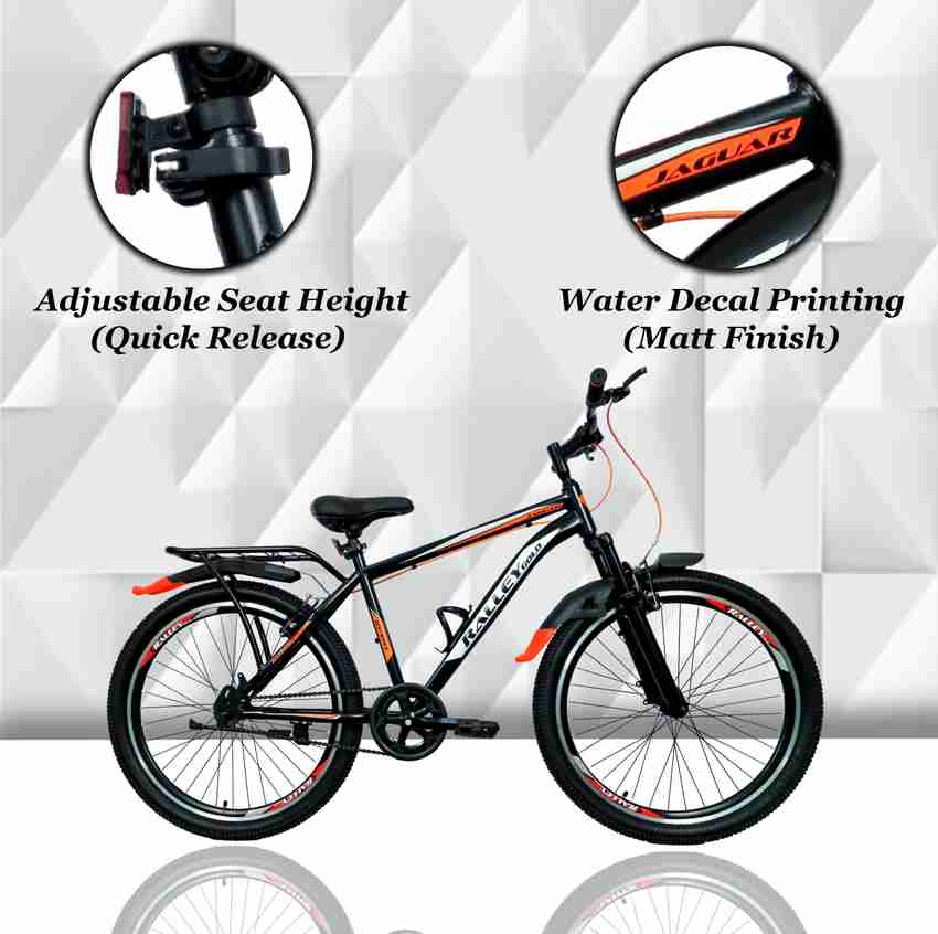 Ralley Gold JAGUAR Series Full Size Bicycle with Carrier Front