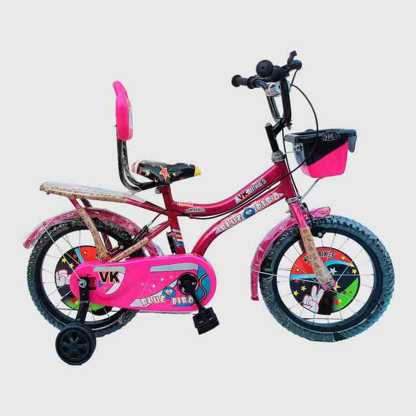ROXX CART BICYCLE 16 T ZOOM WAY PINK FOR 5 TO 7 YEAR KIDS BABY