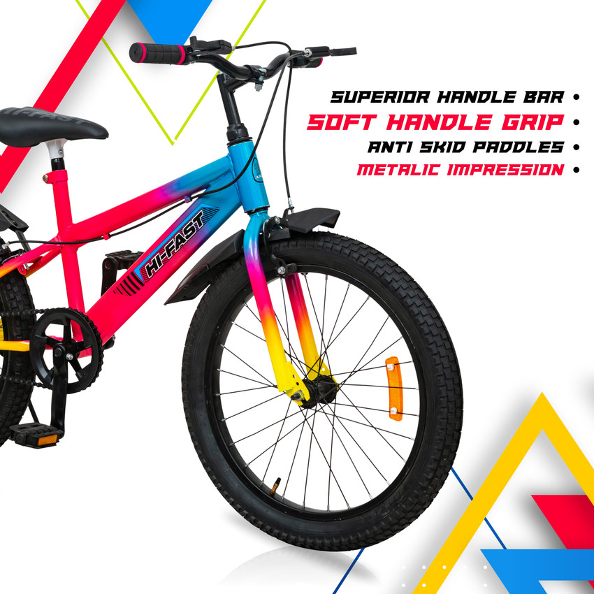 Hi Fast Color Punch Sports Cycle For Boys Girls Age 7 To 10 Years 85 Assembled 20 T Road Cycle Price in India Buy Hi Fast Color Punch Sports Cycle For Boys
