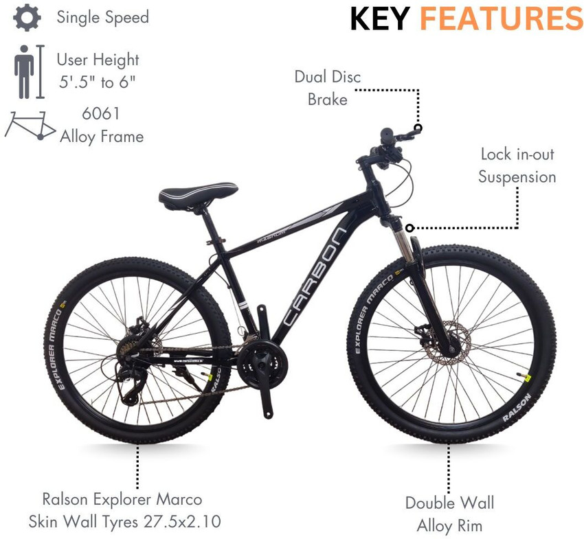 Lightweight mtb frame store