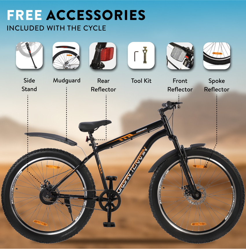 Urban Terrain Bolt Cycles for Men with Steel Frame Disc Brake MTB Bike UT5001S27.5 27.5 T Road Cycle Price in India Buy Urban Terrain Bolt Cycles for Men with Steel