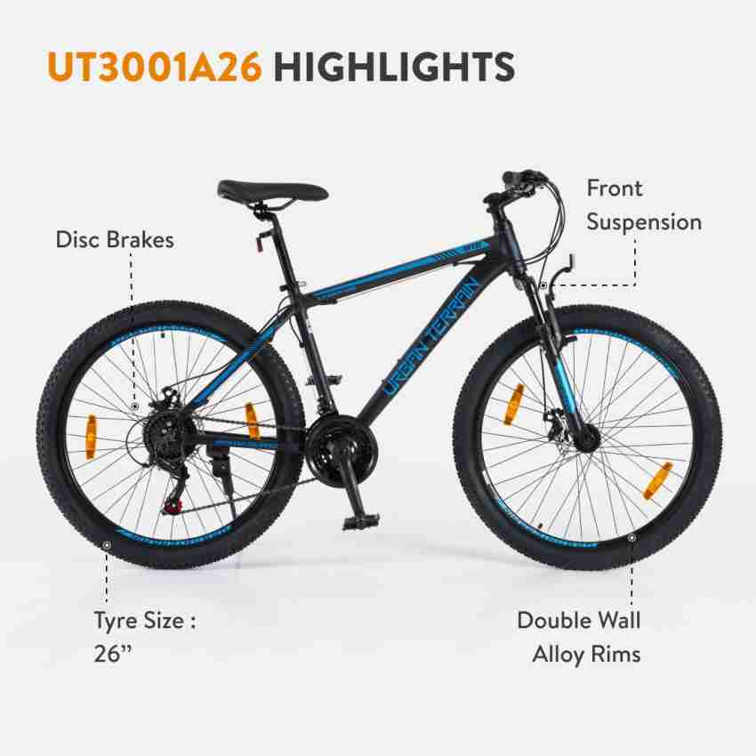 Urban Terrain UT3001A26 Alloy MTB with 21 Shimano Gear and