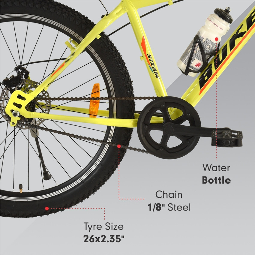 Rigid clearance suspension bike