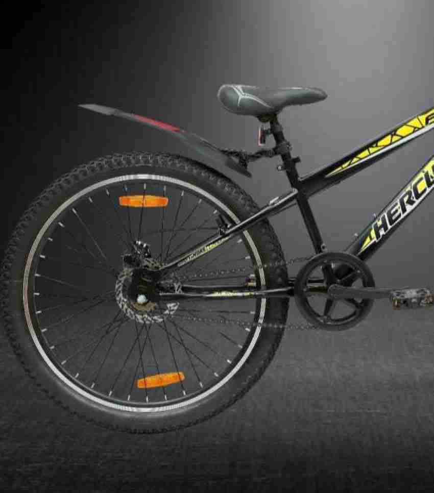 hercules cycles with gear and shock absorbers