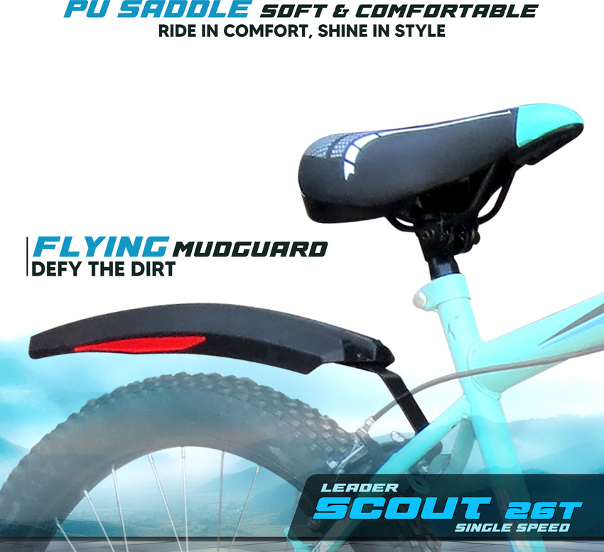 LEADER Scout 26T SEA Blue BLACK for Ride 26 T Mountain Cycle Price in India Buy LEADER Scout 26T SEA Blue BLACK for Ride 26 T Mountain Cycle online at Flipkart