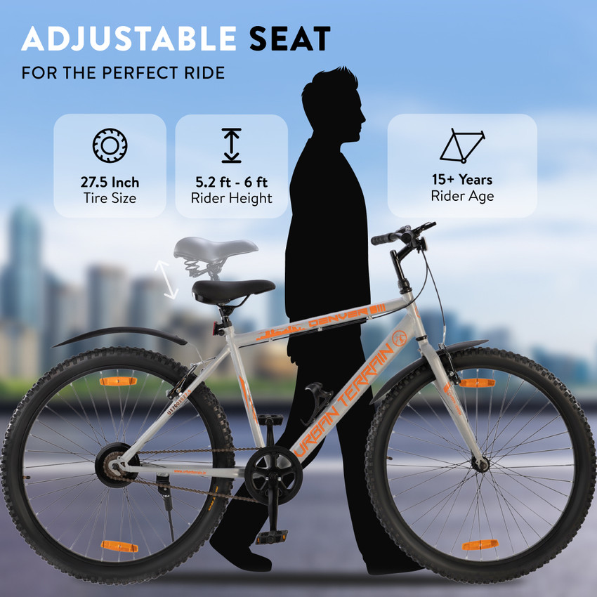Urban Terrain Cycles for Men with Complete Accessories Bicycles UT7003S27.5 27.5 T Hybrid Cycle City Bike Price in India Buy Urban Terrain Cycles for Men with Complete Accessories Bicycles UT7003S27.5...