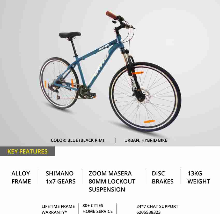 OMO ALLOY HYBRID S7 ZOOM Suspension 700C T Hybrid Cycle City Bike Price in India Buy OMO ALLOY HYBRID S7 ZOOM Suspension 700C T Hybrid Cycle City Bike online at Flipkart