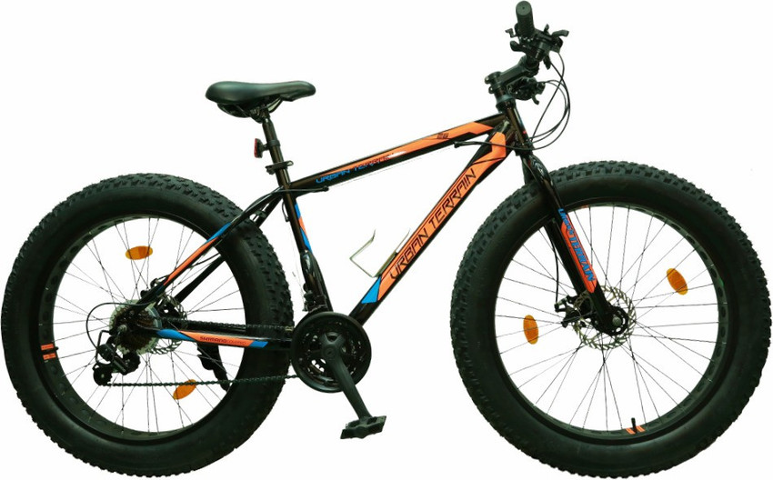 Urban Terrain Beast UT5000FTS26 with 21 Shimano Gear and Installation Services 26 T Fat Tyre Cycle Price in India Buy Urban Terrain Beast UT5000FTS26 with 21 Shimano Gear and Installation Services