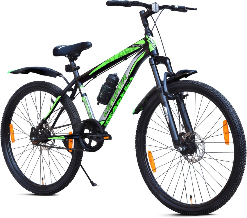 LEADER Stark 27.5T MTB Bike with Dual Disc Brake and Complete Accessories 27.5 T Mountain Cycle