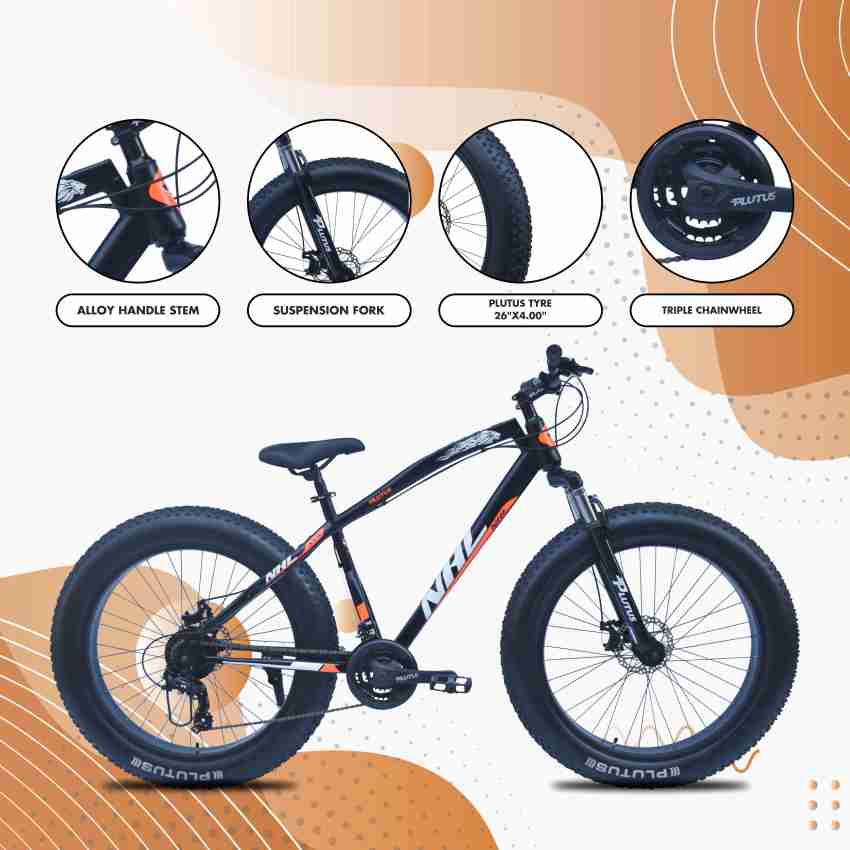 NHL Jaguar PT002 Fat Bike with 21 Gears Multi Speed Fat Cycle