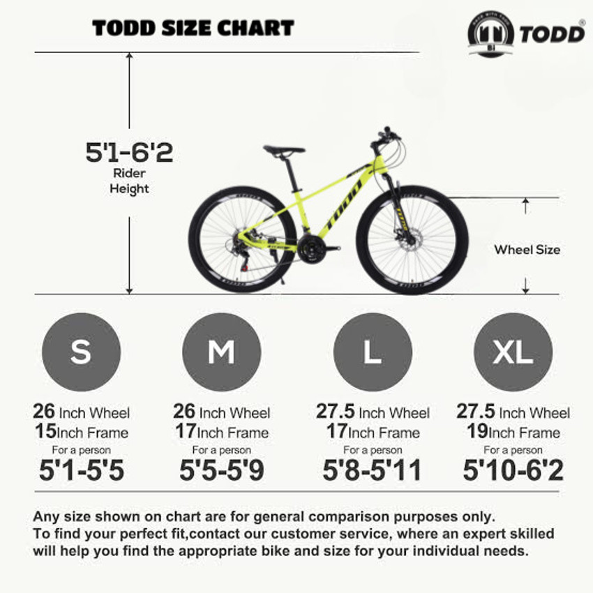 todd TD 550 27.5 T Mountain Cycle Price in India Buy todd TD 550