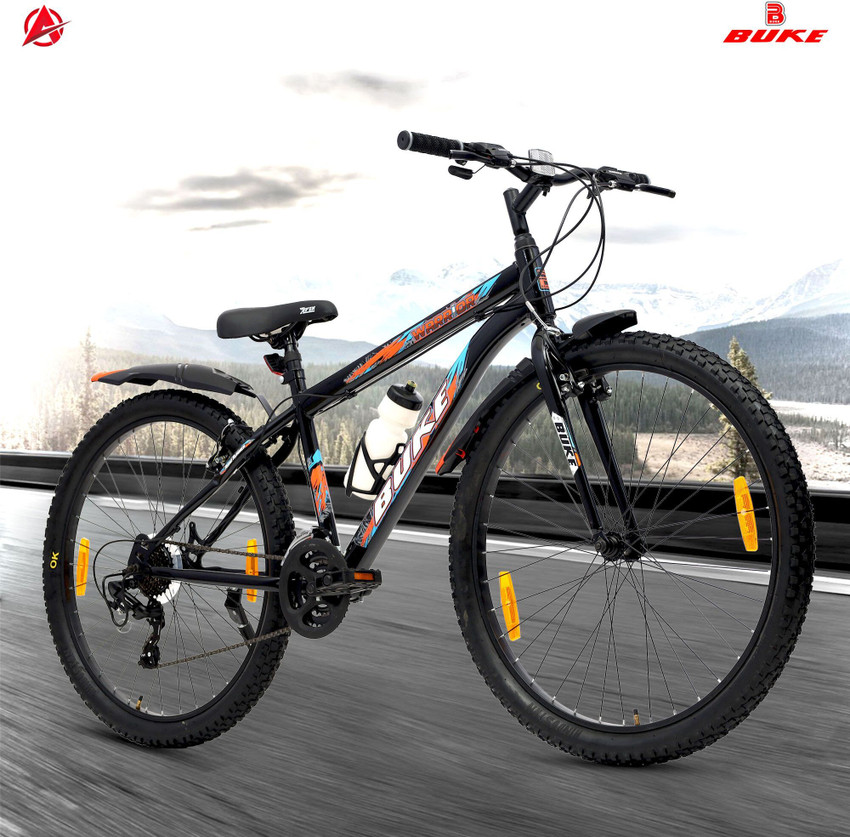 AVON BUKE WARRIOR 26T MTB Hybrid Steel Frame Fork Rigid Front Rear Vee Brake 26 T Mountain Cycle Price in India Buy AVON BUKE WARRIOR 26T MTB Hybrid