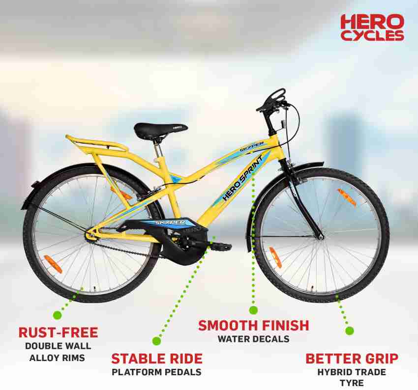 HERO Skyper 26 T Mountain Hardtail Cycle Price in India Buy