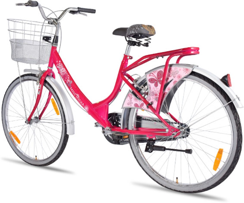 Ladies cycle pink colour hot sale