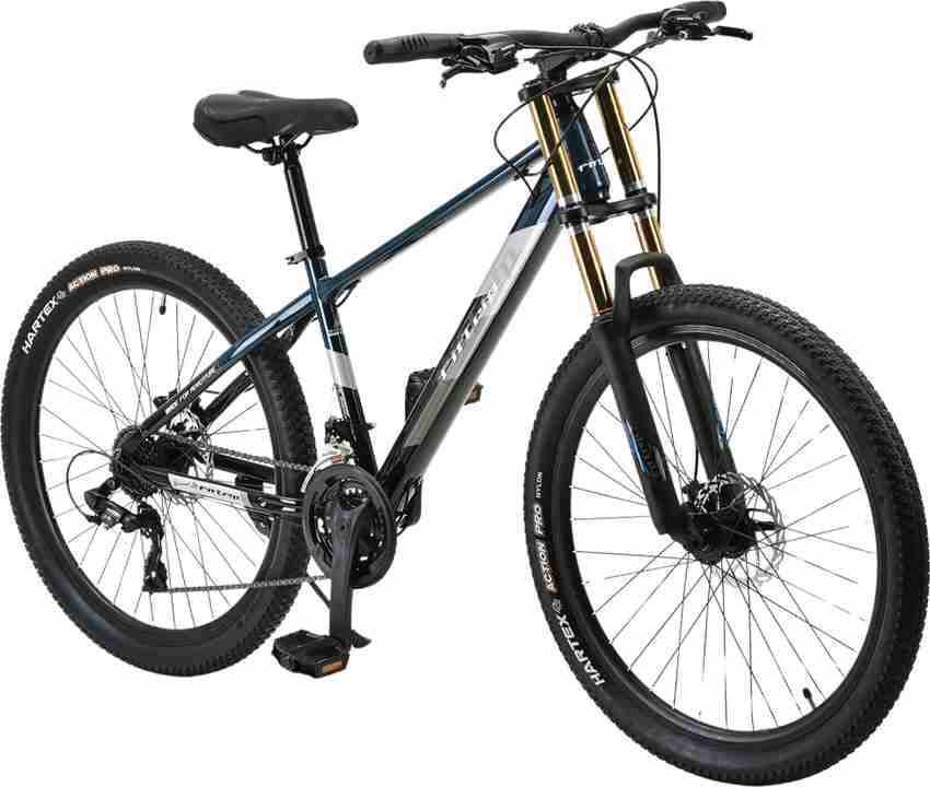 FitTrip SUPER Dominator Shimano Gears DUAL CROWN Suspension JAK 7 Dual Disk Brakes 26 T Mountain Cycle Price in India Buy FitTrip SUPER Dominator Shimano Gears DUAL CROWN