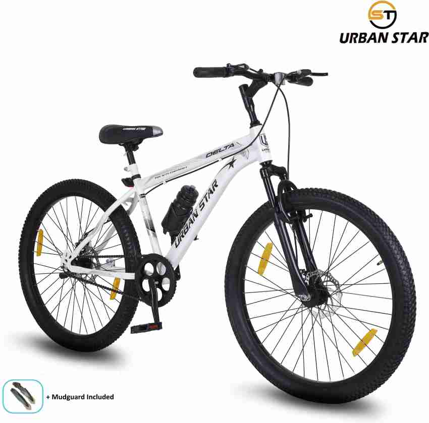 Urban Star DELTA 26T MTB Bicycle without Gear Single Speed with FS DD Brake WHITE 26 T Mountain Cycle Price in India Buy Urban Star DELTA 26T MTB Bicycle without