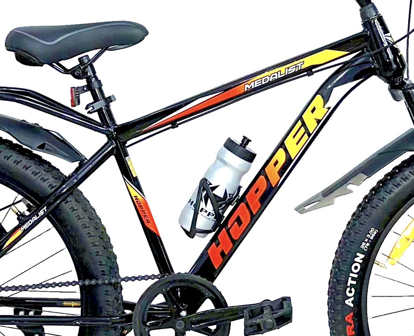 Fastway Bicycle HOPPER 26T MEDALIST 3.00 F SHOX DUAL DISC BRAKE RED YELLOW 26 T Fat Tyre Cycle