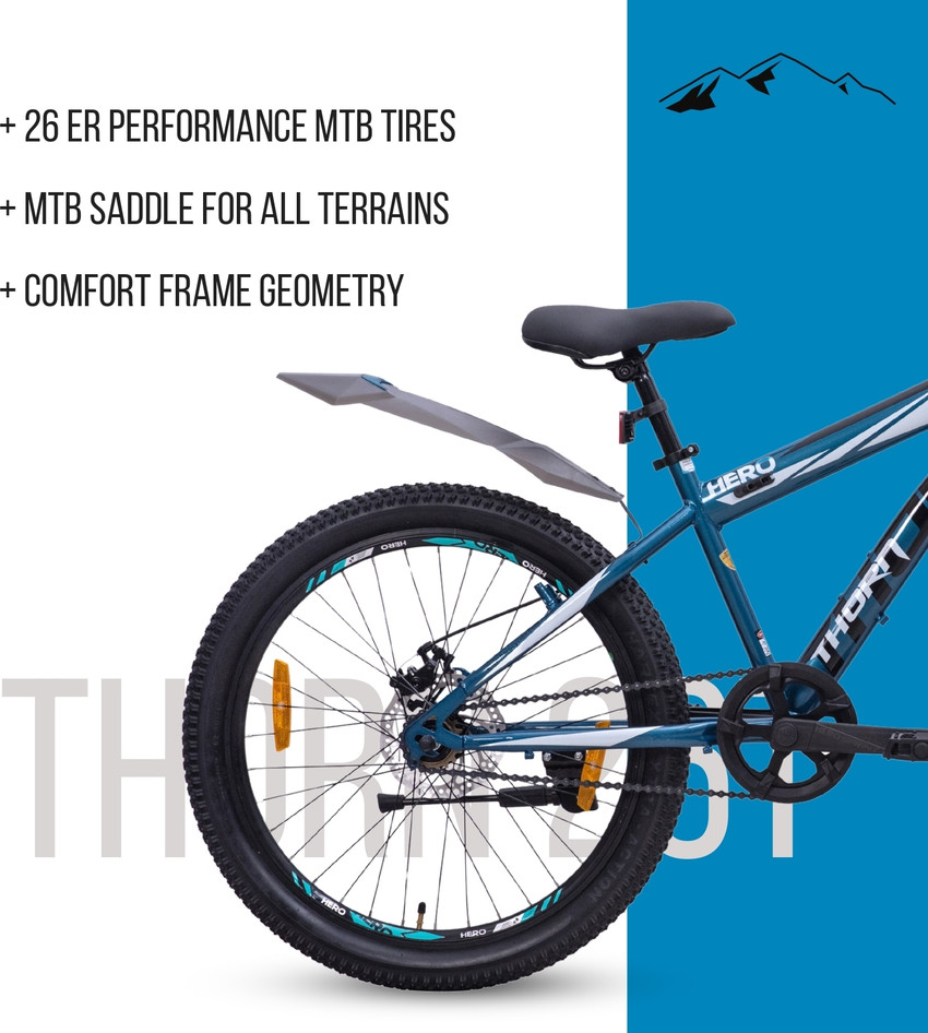 HERO Thorn 26 T Mountain Cycle Price in India Buy HERO Thorn 26 T Mountain Cycle online at Flipkart