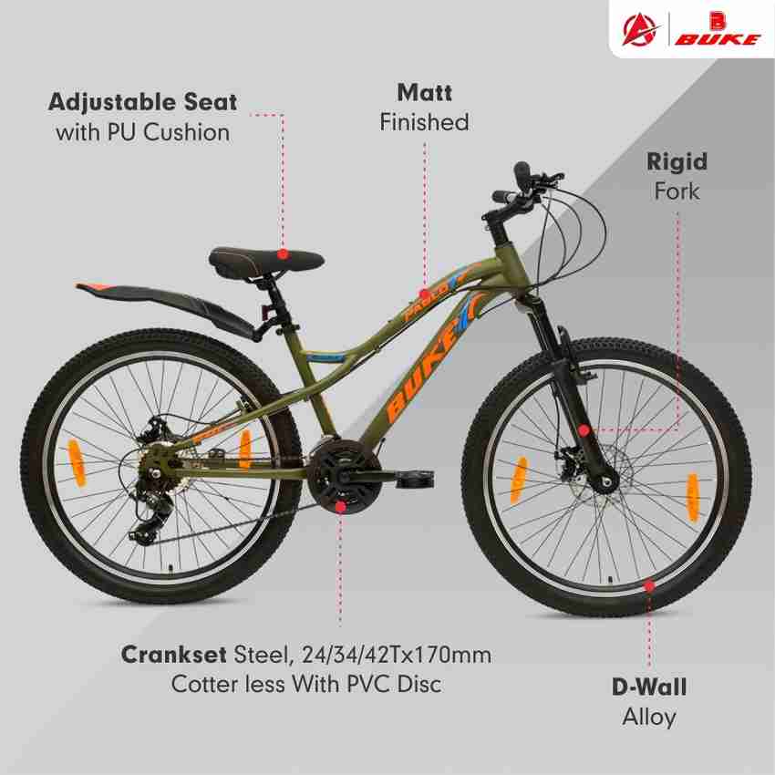 Avon Cycles Buke Pablo26T MTB 26Inche Wheel Size 18Inch Steel