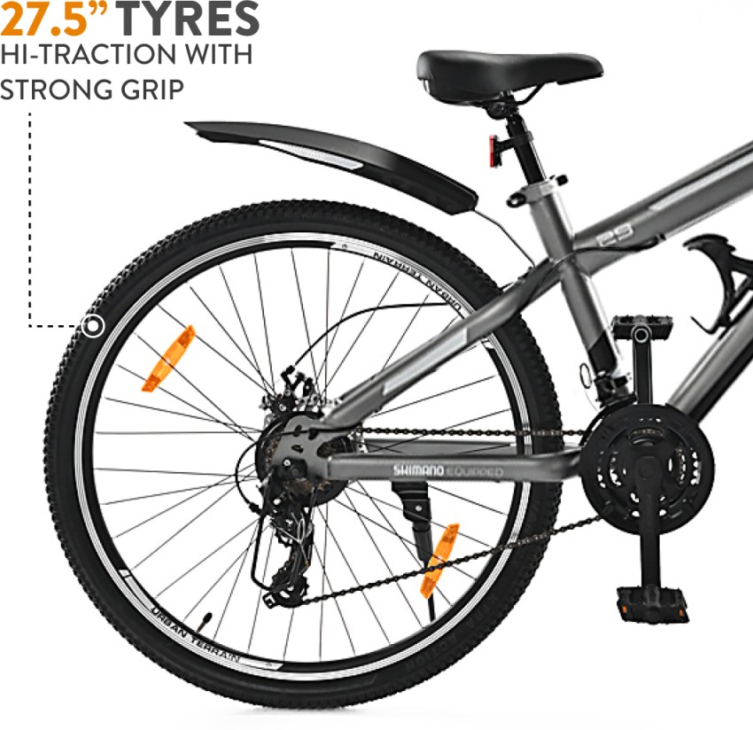 Urban Terrain Mutant 29 Grey Steel MTB With 21 Shimano Gear Ride