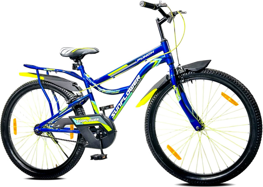 Sunflower PUNCH 26T X2.40 TYRE TUBE KIDS CYCLE FOR BOYS GIRLS AGE 13 YEARS 26 T Mountain Cycle Price in India Buy Sunflower PUNCH 26T X2.40 TYRE TUBE KIDS CYCLE FOR