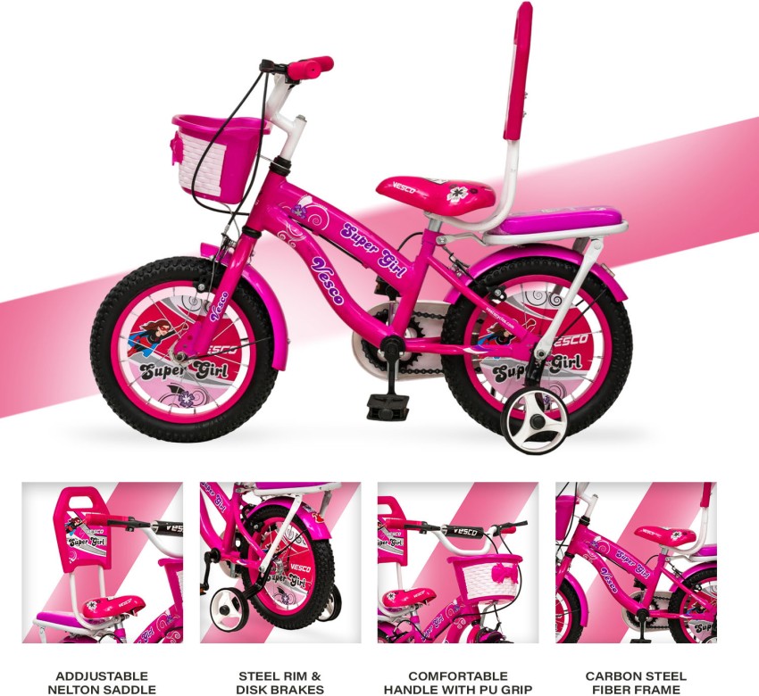 VESCO Girls Kid Cycle Street Bike 14 T BMX Cycle Price in India