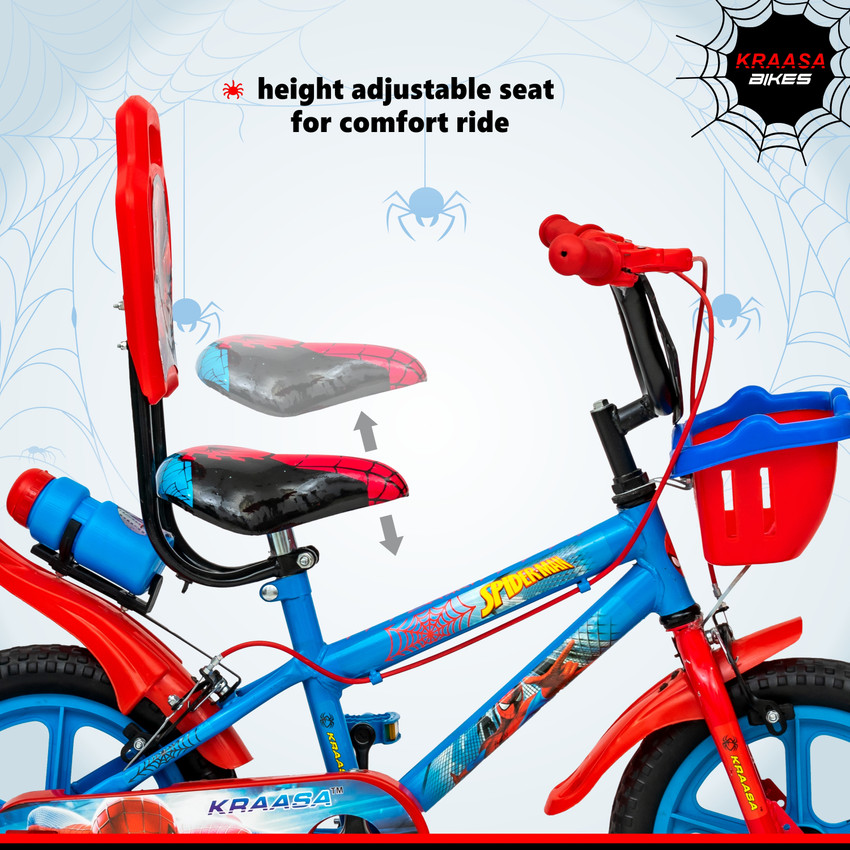 Kraasa Spider Kids Cycle for 2 to 5 Year Boys Girls 95 Pre Assembled 14 T BMX Cycle Price in India Buy Kraasa Spider Kids Cycle for 2 to