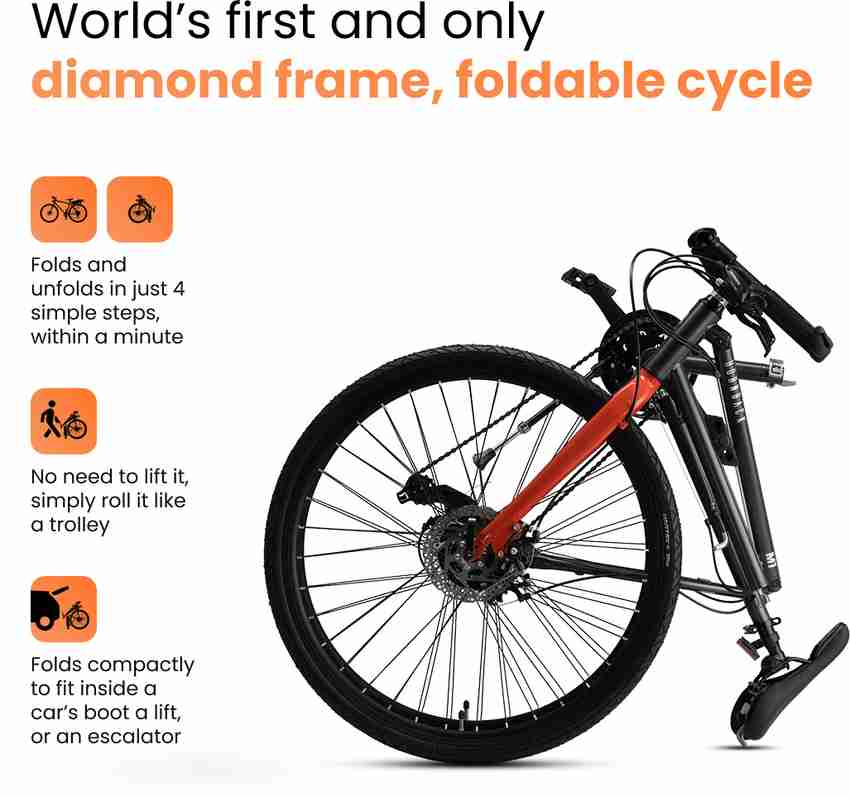 HORNBACK M1 World First Diamond Frame 28 Wheel 21 Speed