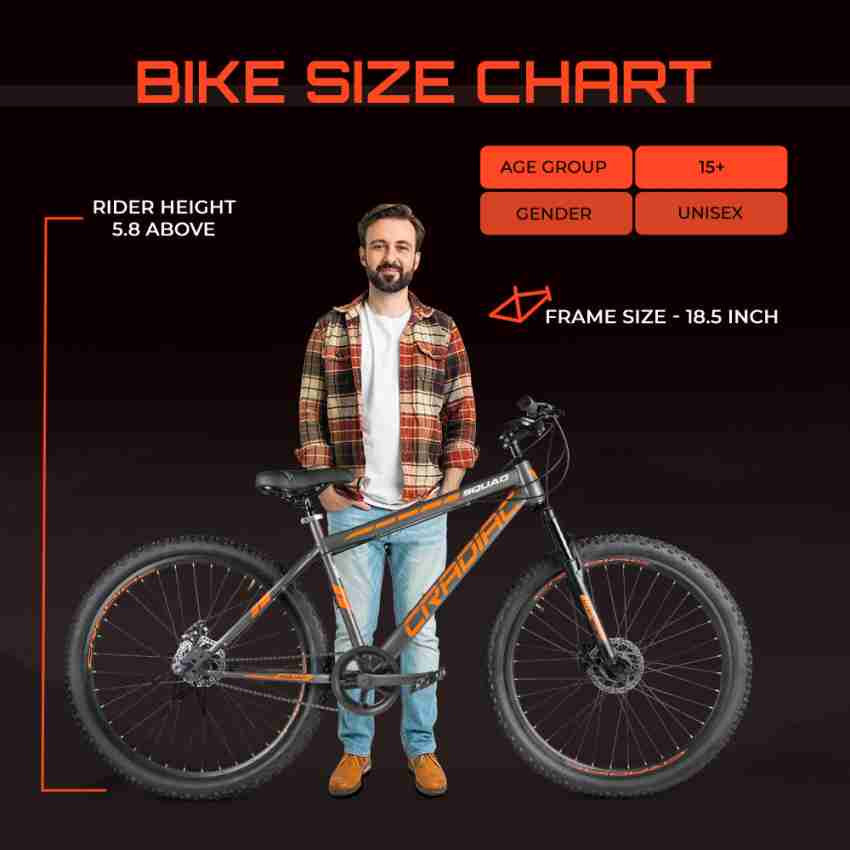 CRADIAC SQUAD SINGLE SPEED 29 T Mountain Cycle Price in India