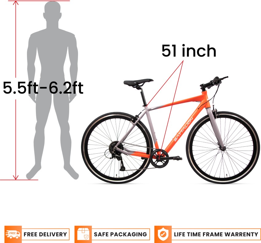 Hybrid bike fitting outlet guide