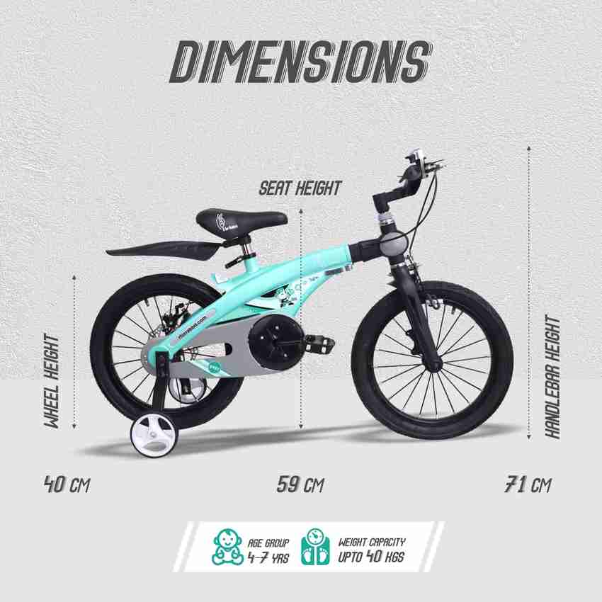 R for Rabbit Tiny Toes Jazz 16 Inch Bicycle for Kids 4 7 year Freeride Adjustable Handlebar 14 T Road Cycle