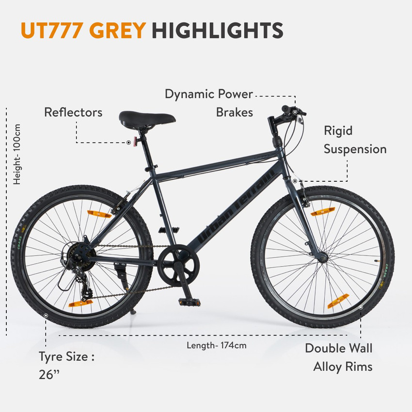 Urban Terrain UT777 7Speed With Shimano Gear Installation