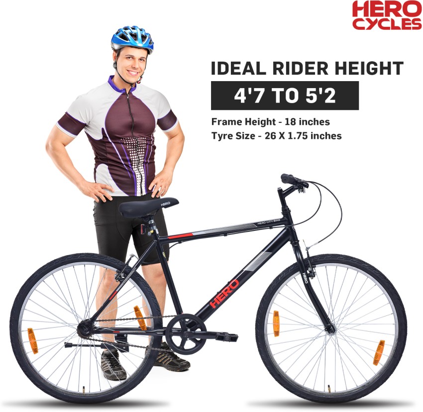 HERO Sprint Hybrid City 26 T Hybrid Cycle City Bike Price in India