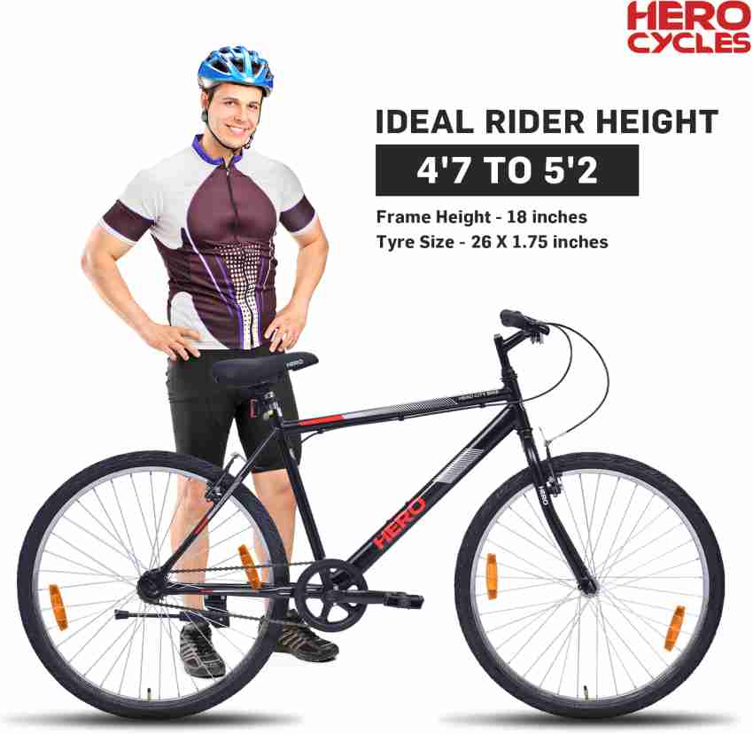 hero sprint thin tyre cycle