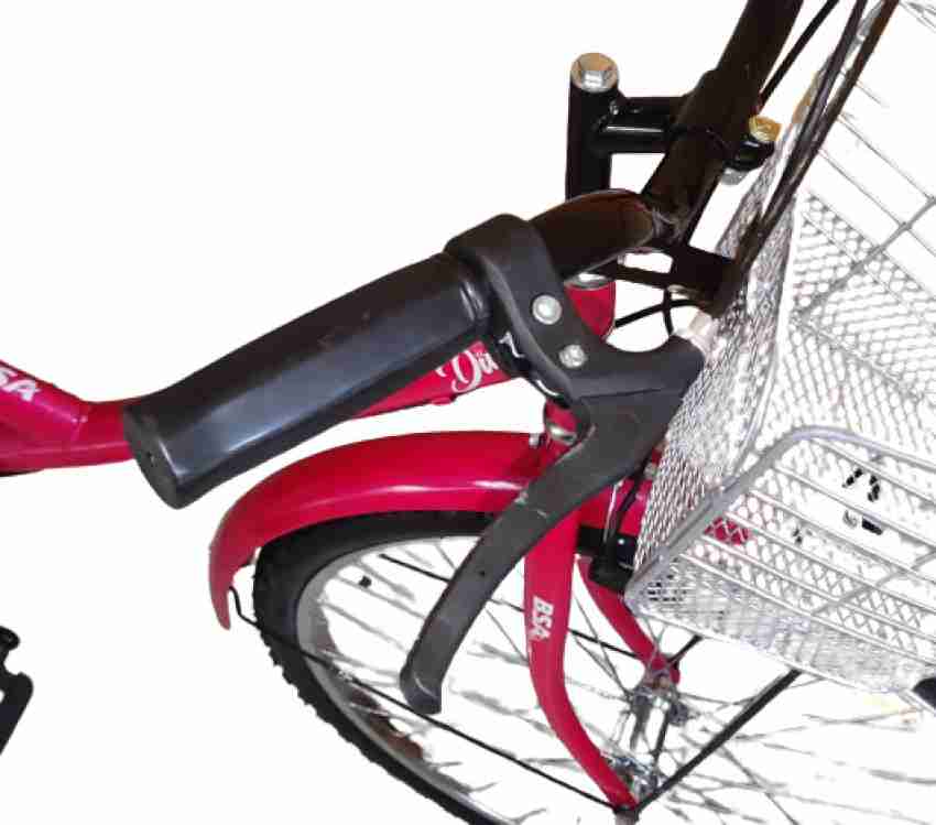 BSA Diva Girls Bicycle Basket Carrier Ranger 26 T Hybrid Cycle