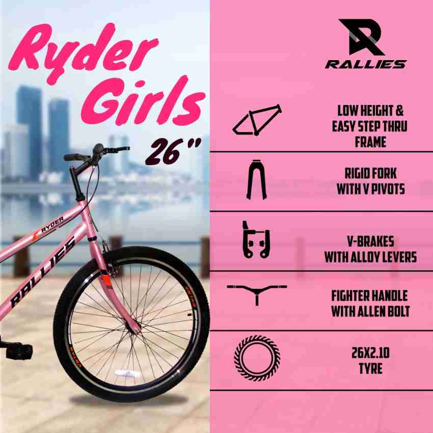 rallies 26X2.10 RYDER GIRLS SS DOBLE WALL RIM 26 T Girls Cycle