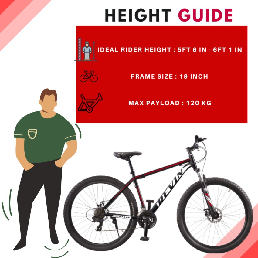 Bike size for online 5ft 6