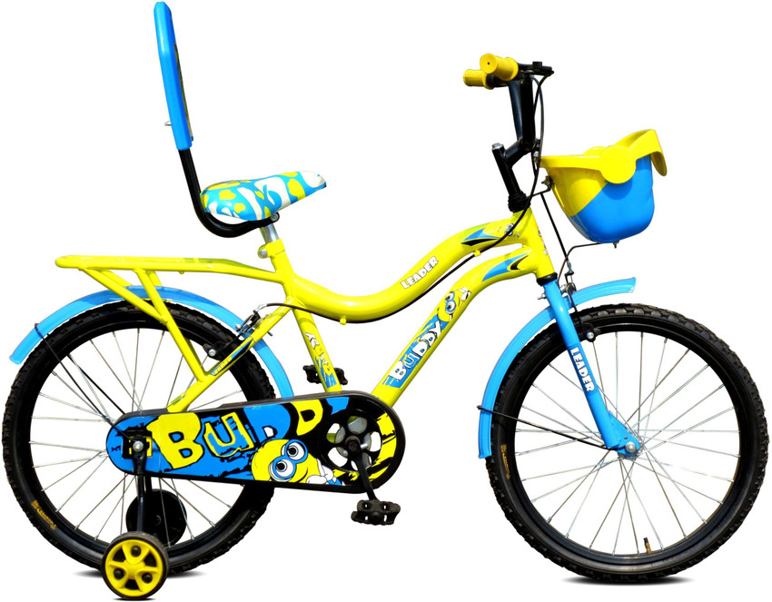 LEADER Buddy 16 Kids Cycle with Training wheels For Age Group 5 to