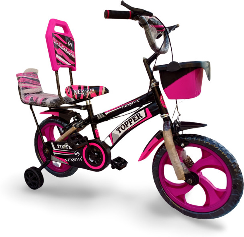 ROXX CART BICYCLE 14T TOPPER D GADDI PINK FOR 2 TO 4 YEAR KIDS