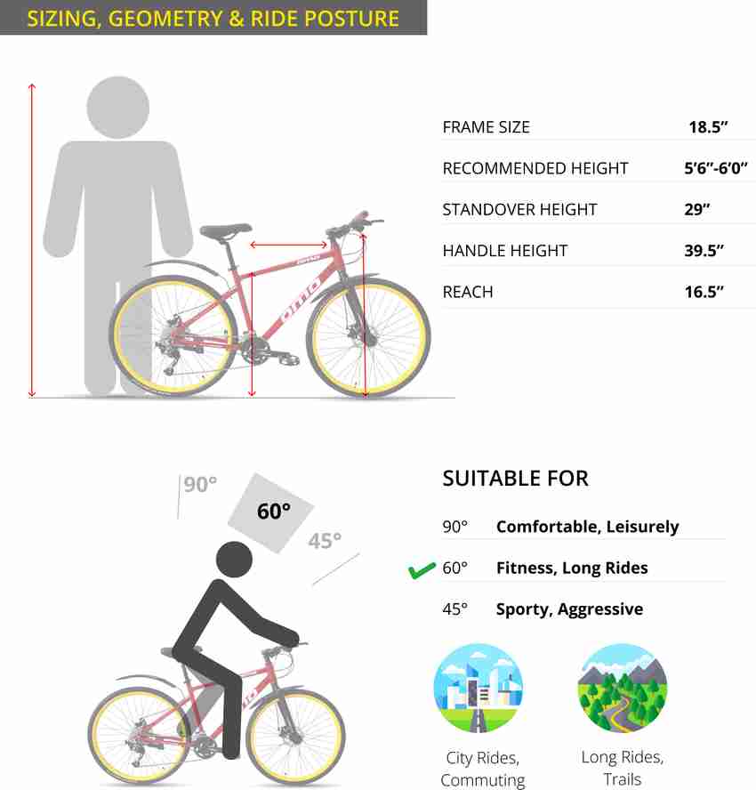 OMO HAMPI PRO SHIMANO Gear 3X9 ALIVIO ALLOY Rigid Fork
