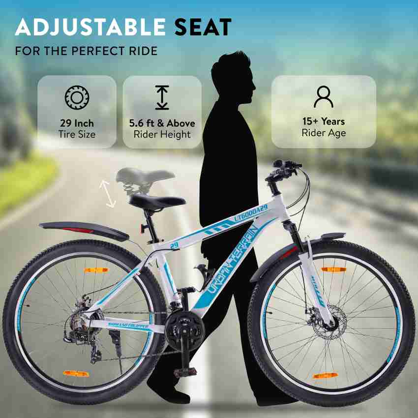 Urban Terrain UT6000A29 Alloy MTB Cycles Shimano Geared for Men with Dual Disc Brake 29 T Road Cycle Price in India Buy Urban Terrain UT6000A29 Alloy MTB Cycles Shimano Geared for