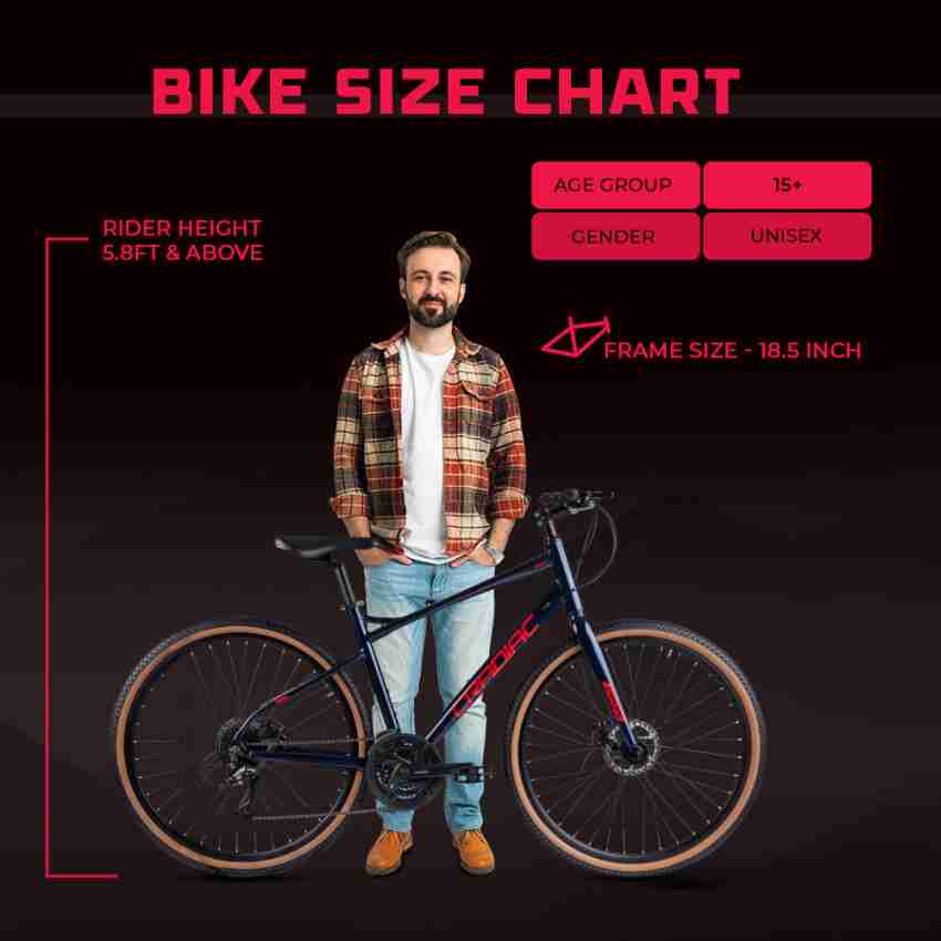 Marin fairfax size discount chart