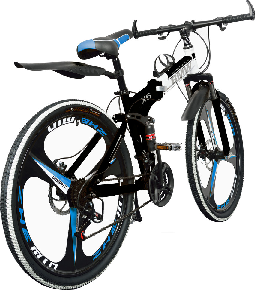 SOLIDINDUSTRIES Sports Cycle Black 26 T Folding Bikes Folding