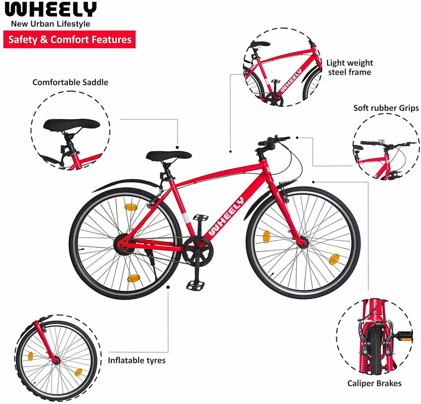 18 inch mens hybrid bike outlet