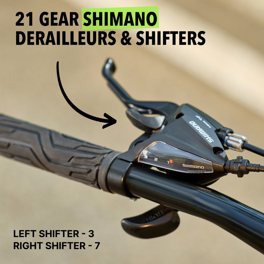 Mountain bike on sale shifters and derailleurs
