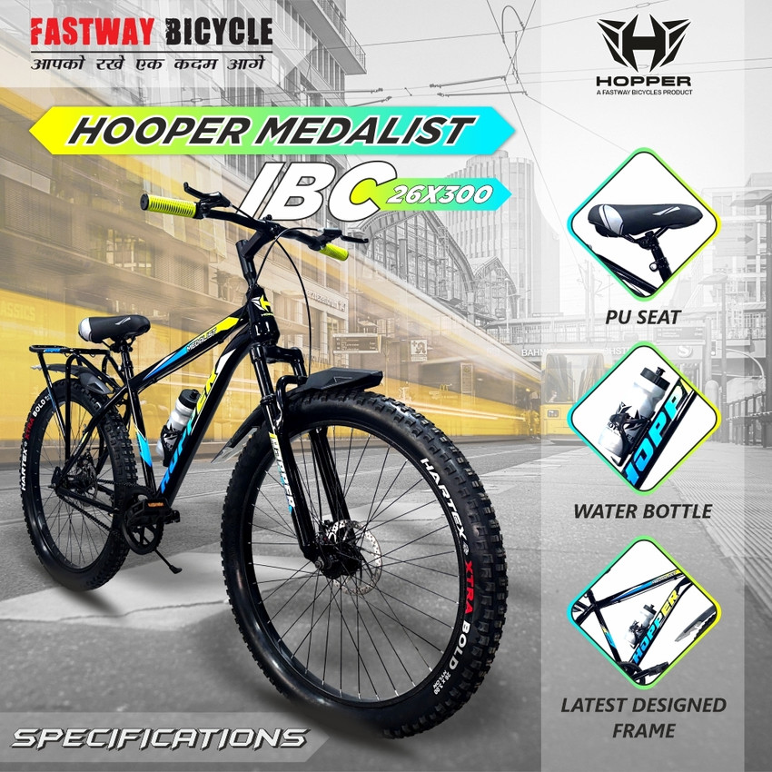 Fastway Bicycle HOPPER 26T MEDALIST 3.00 F SHOX DUAL DISC BRAKE GREEN BLUE 26 T Fat Tyre Cycle Price in India Buy Fastway Bicycle HOPPER 26T MEDALIST 3.00 F SHOX DUAL DISC BRAKE GREEN BLUE 26 T Fat Ty...