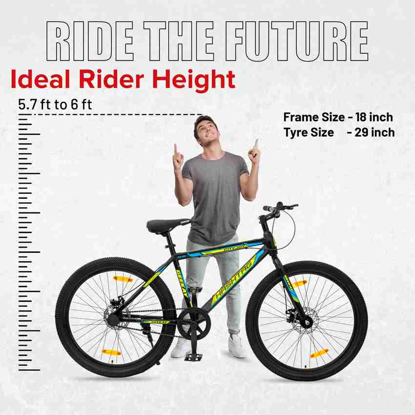 Geekay Hashtag 29T Single Speed Cycle with Dual disc brakes Black Green 29 T Hybrid Cycle City Bike Price in India Buy Geekay Hashtag 29T Single Speed Cycle with Dual disc